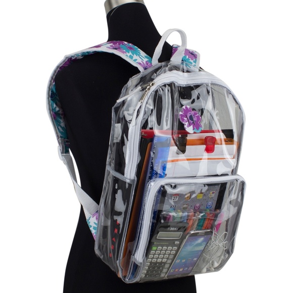 Handbags - NEW clear pvc school backpack
